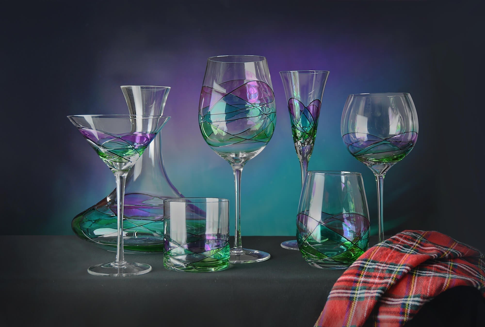 The Aurora Luxury Glass Collection | Scottish Creations