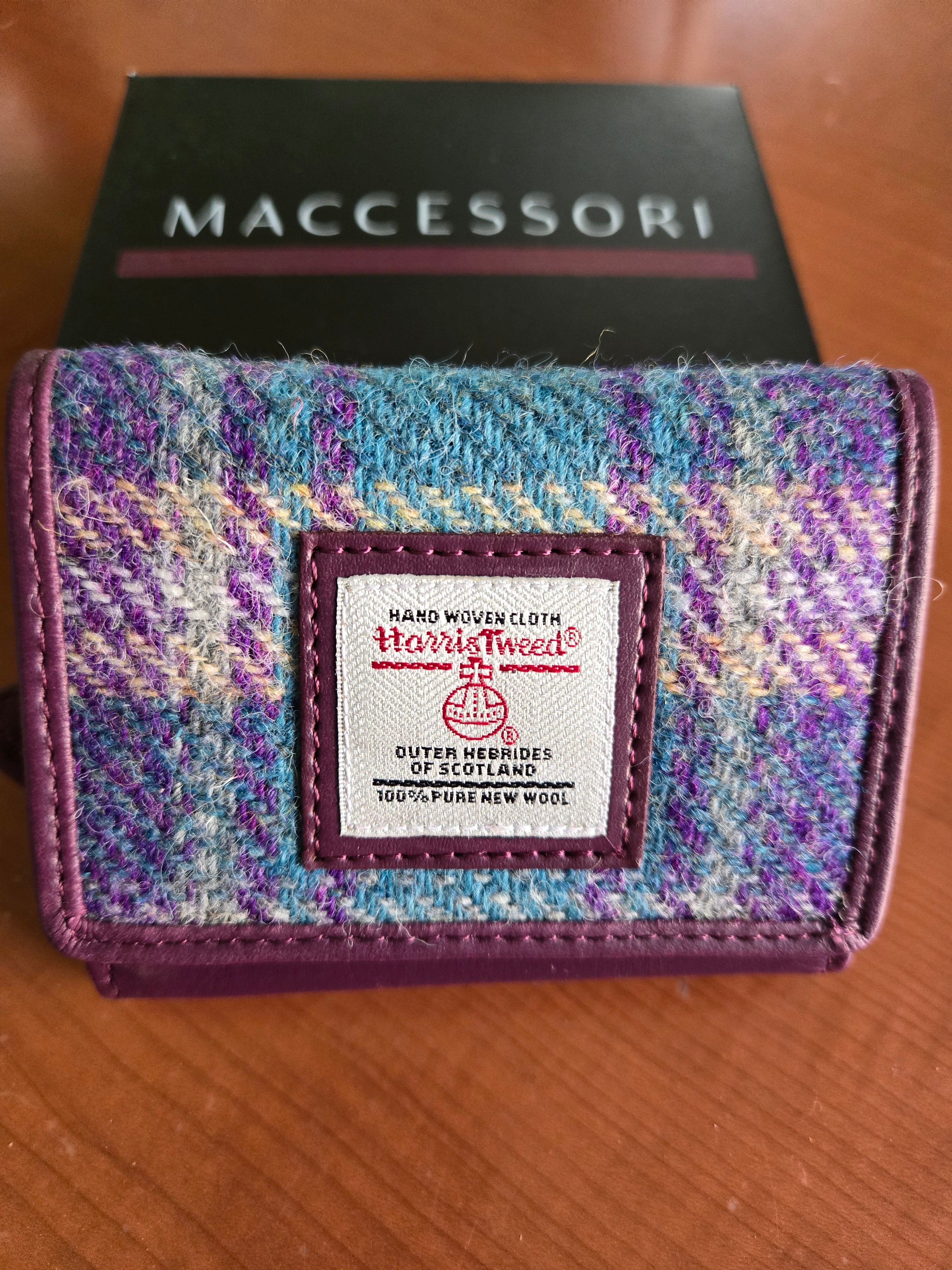 Harris Tweed Trifold Purse | Scottish Creations