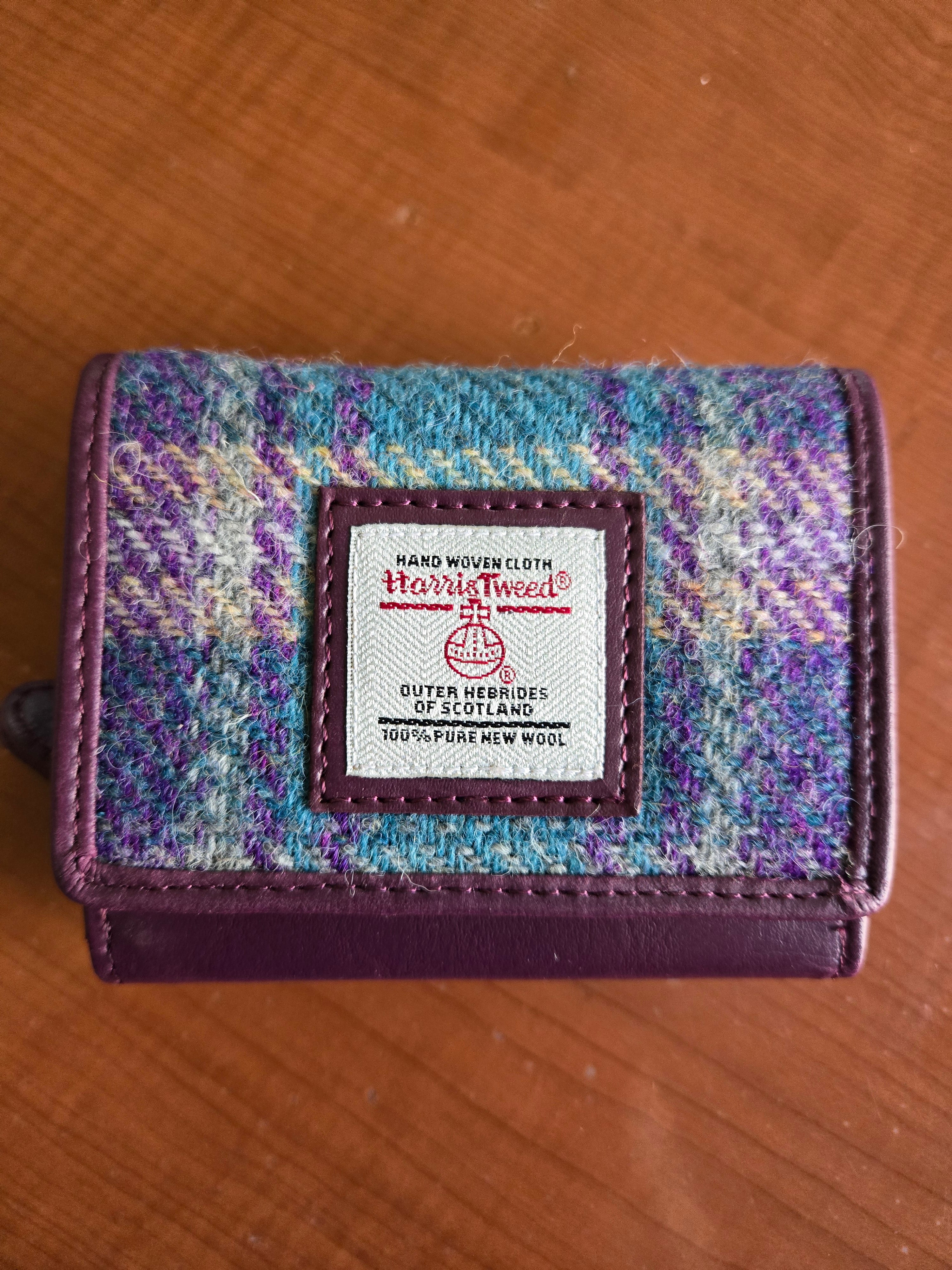 Harris Tweed Trifold Purse | Scottish Creations