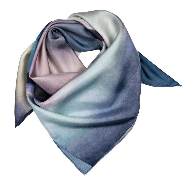 Silk Scarf 'Arisaig Aurora' Camusdarach