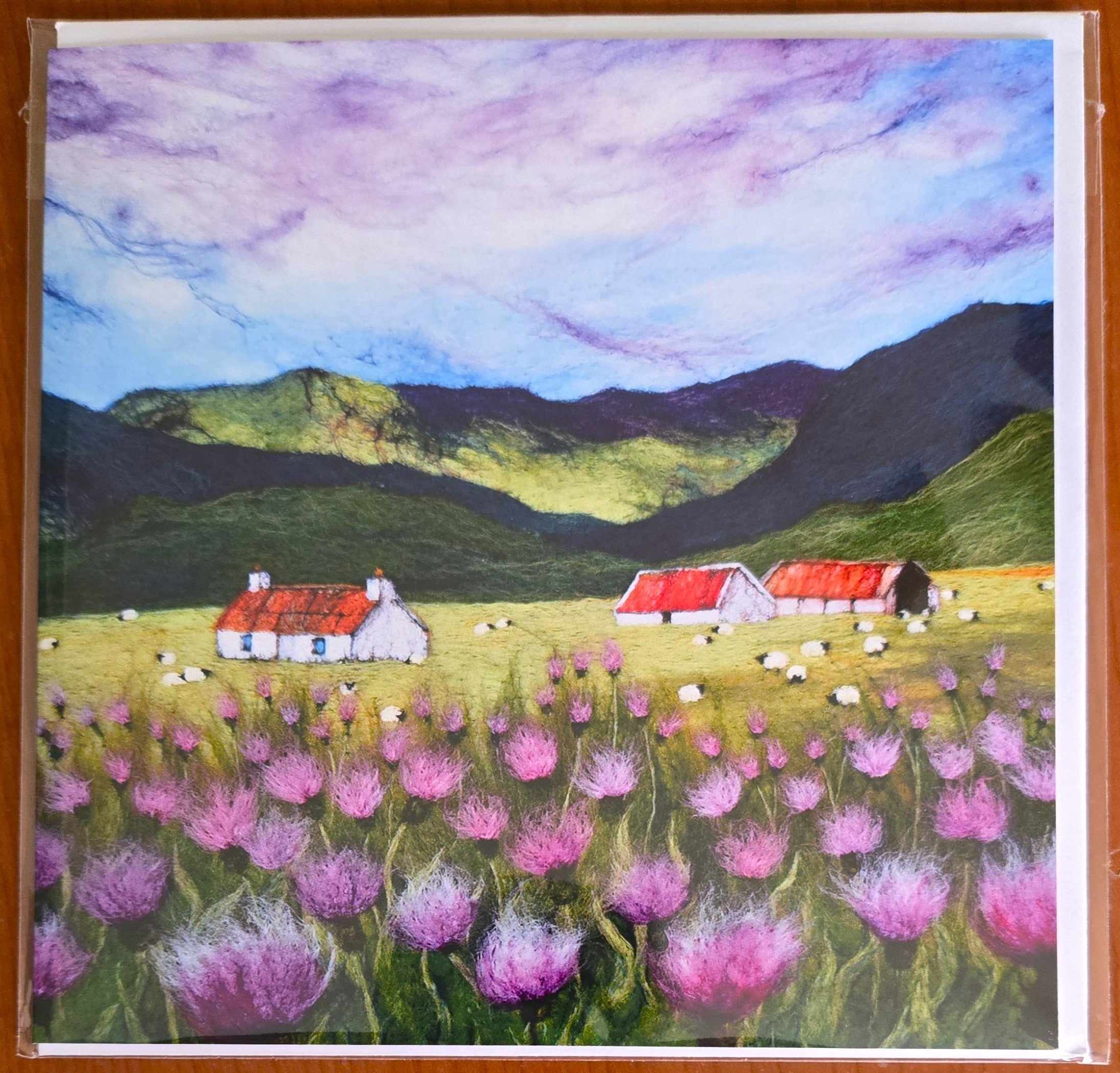 Athnamulloch Thistles Card | Scottish Creations