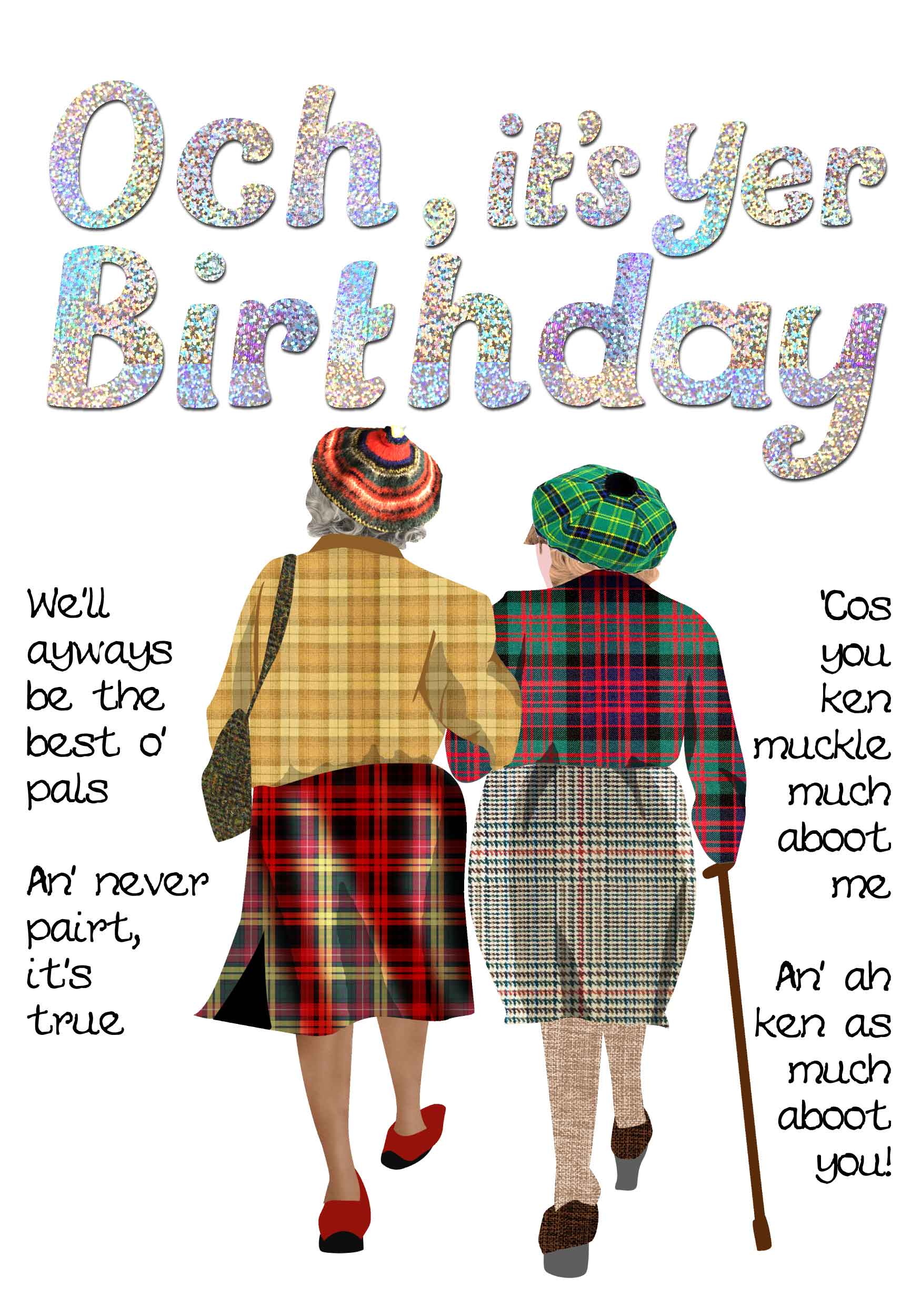 Och, it's Yer Birthday Card | Scottish Creations