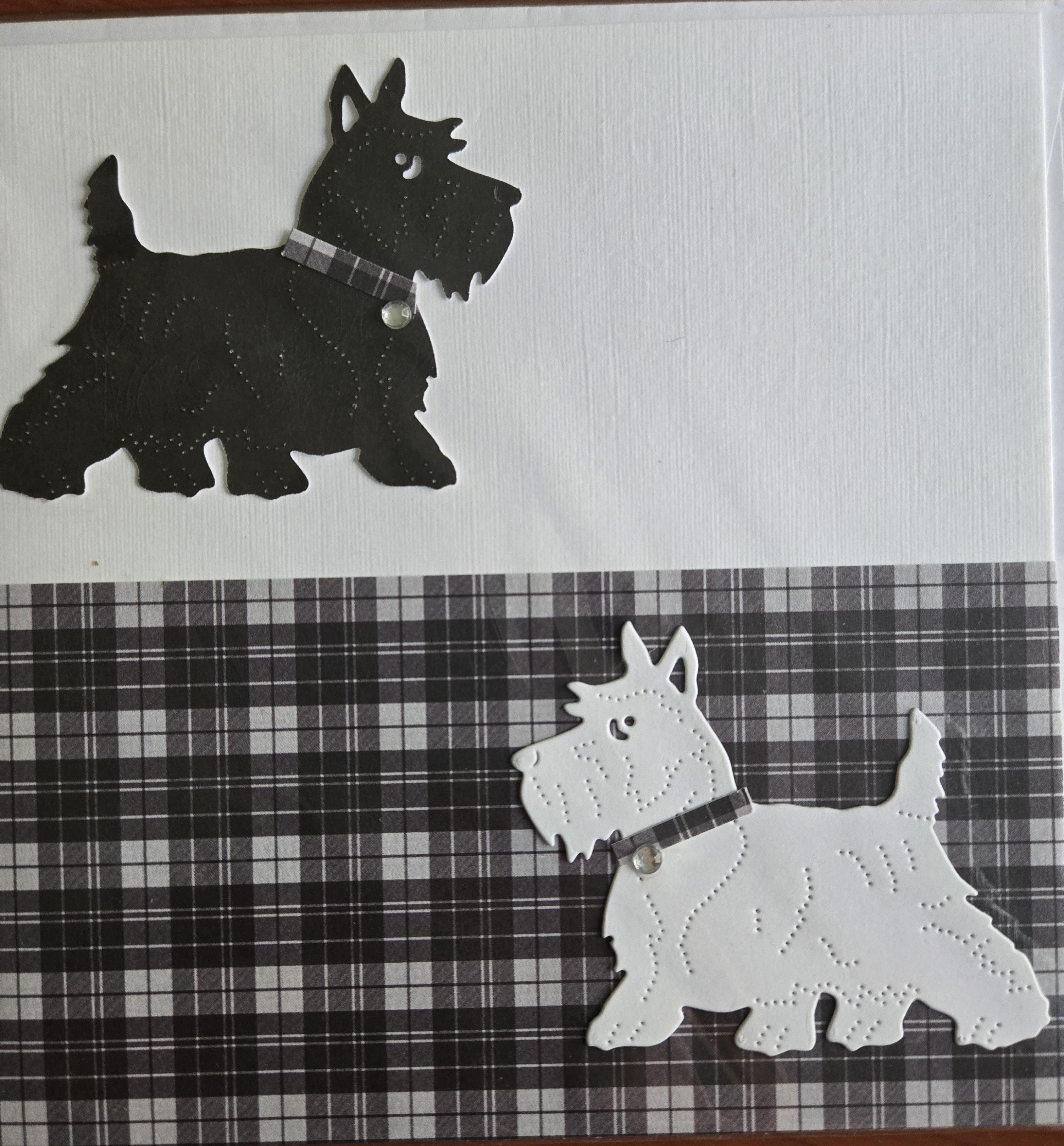 Scottie & Westie Dogs Card