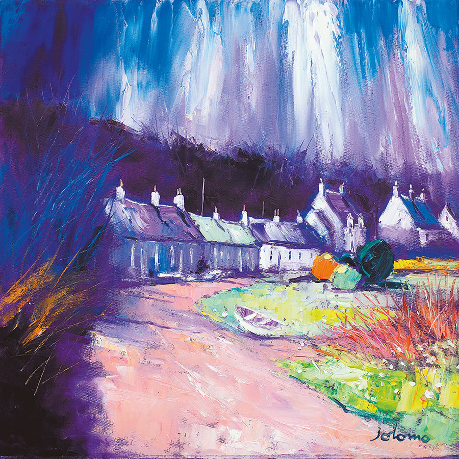 Early Morning Rain, Craighouse, Isle of Jura Card | Scottish Creations