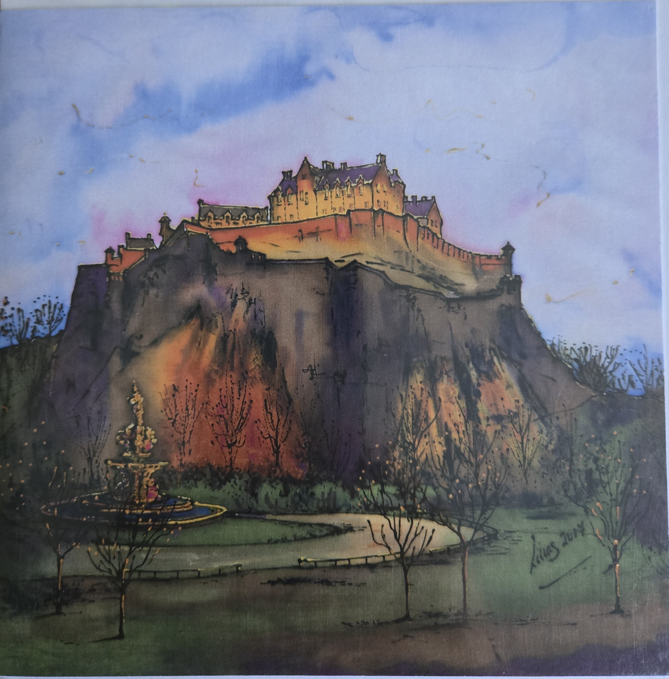 Edinburgh Castle Card