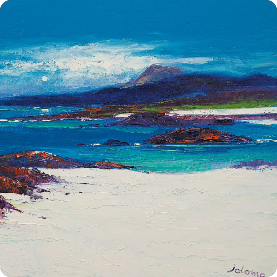 Coaster Evening Light Traigh An-T Suidhe, Iona | Scottish Creations