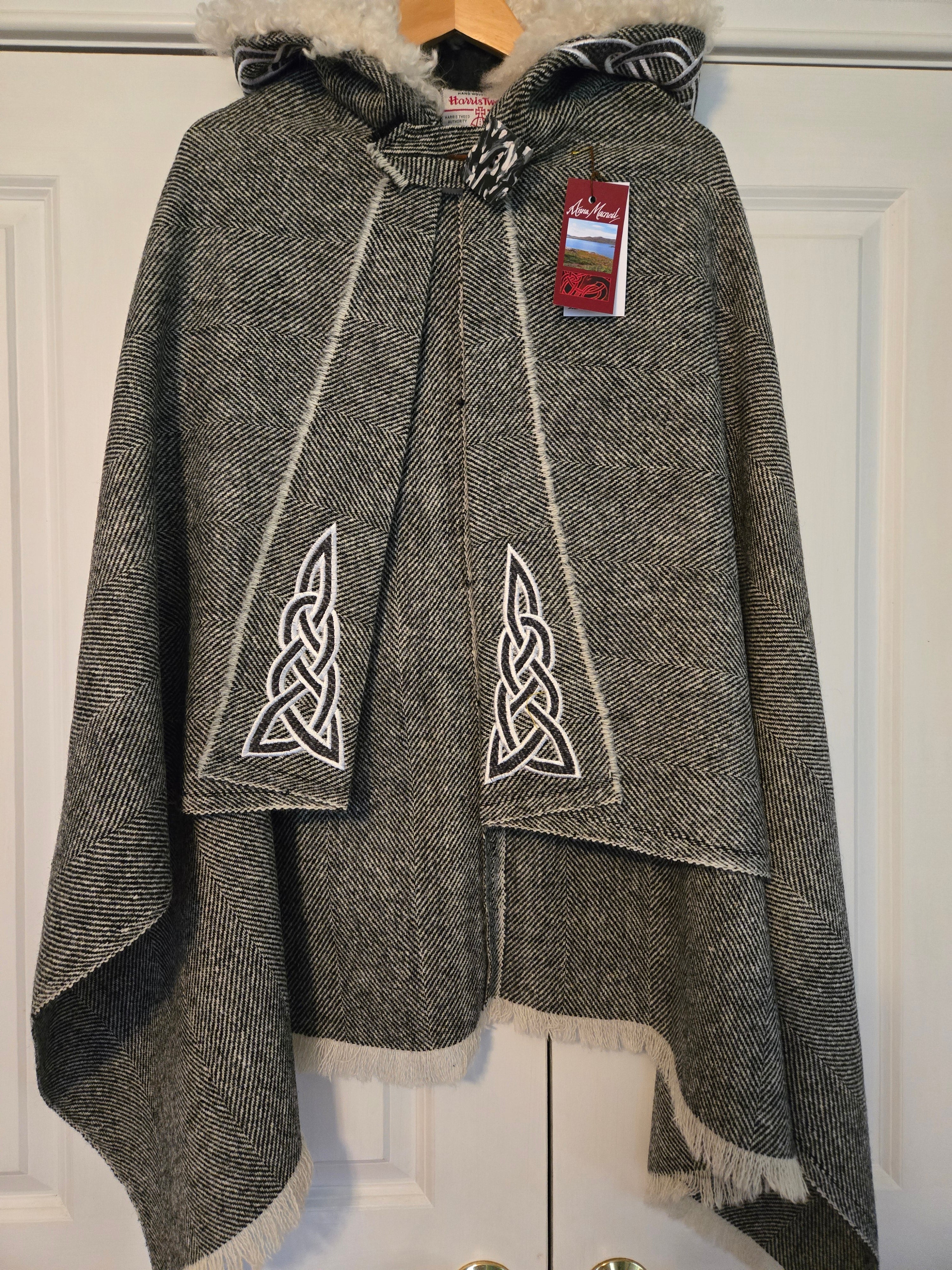 Harris Tweed Hebridean Hooded Cape