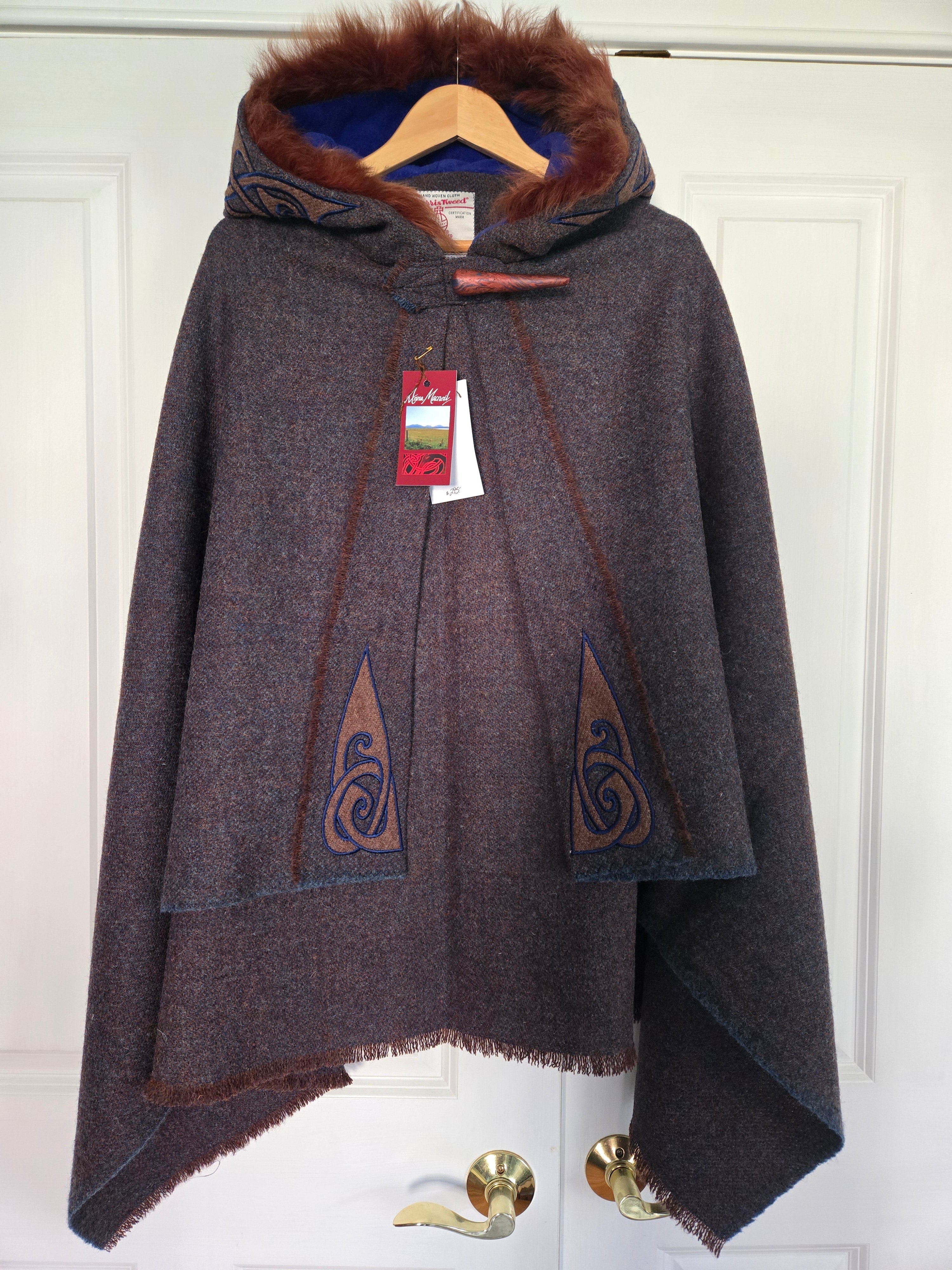 Harris Tweed Hebridean Hooded Cape