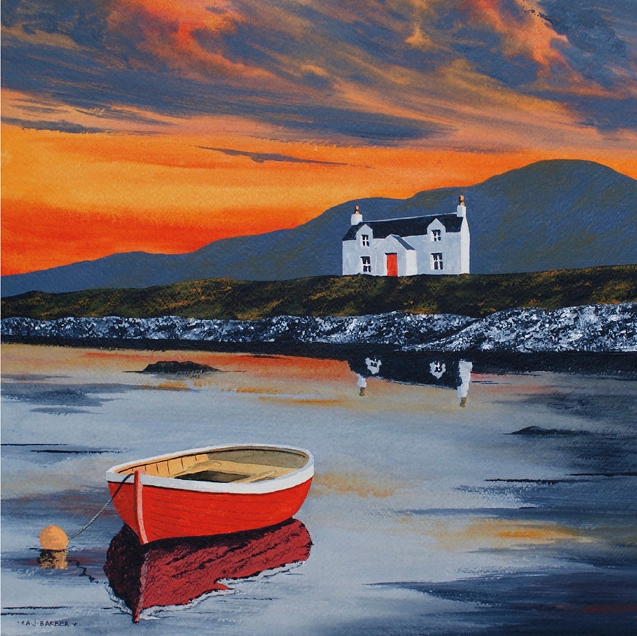 Hebridean Sunset Card | Scottish Creations