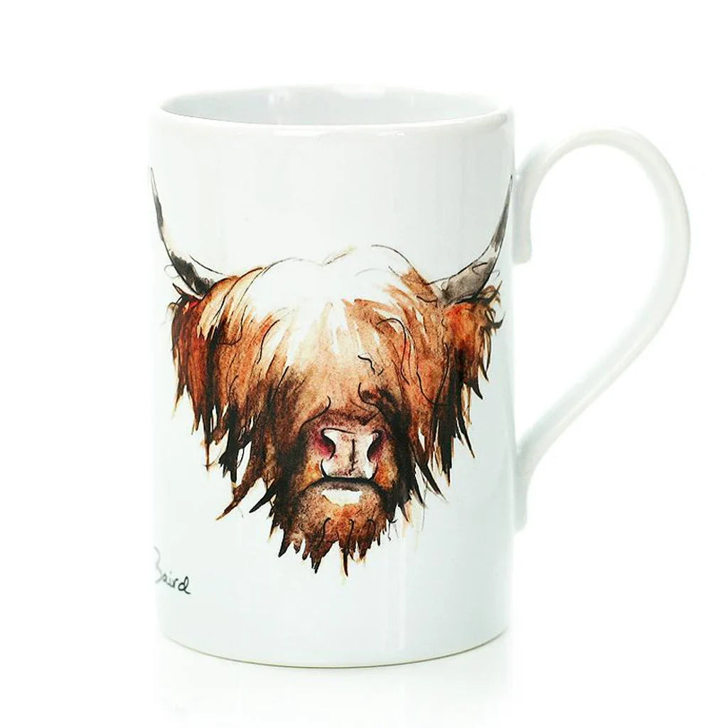 Highland Cow Porcelain Mug | Scottish Creations