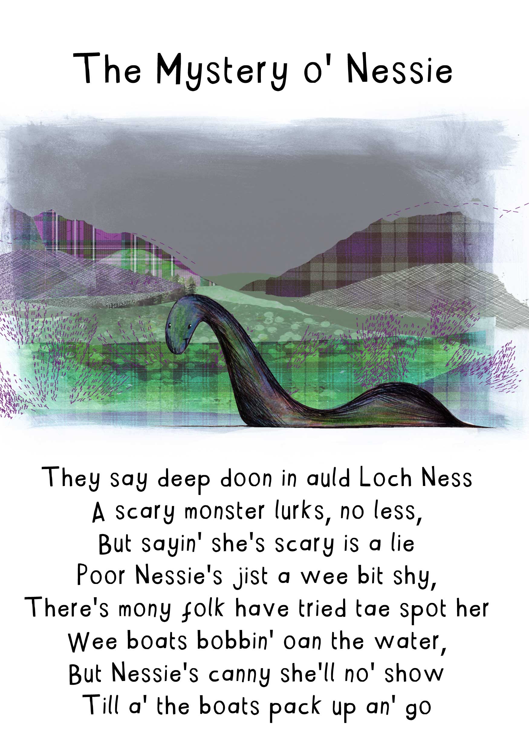 The Mystery O' Nessie Card | Scottish Creations