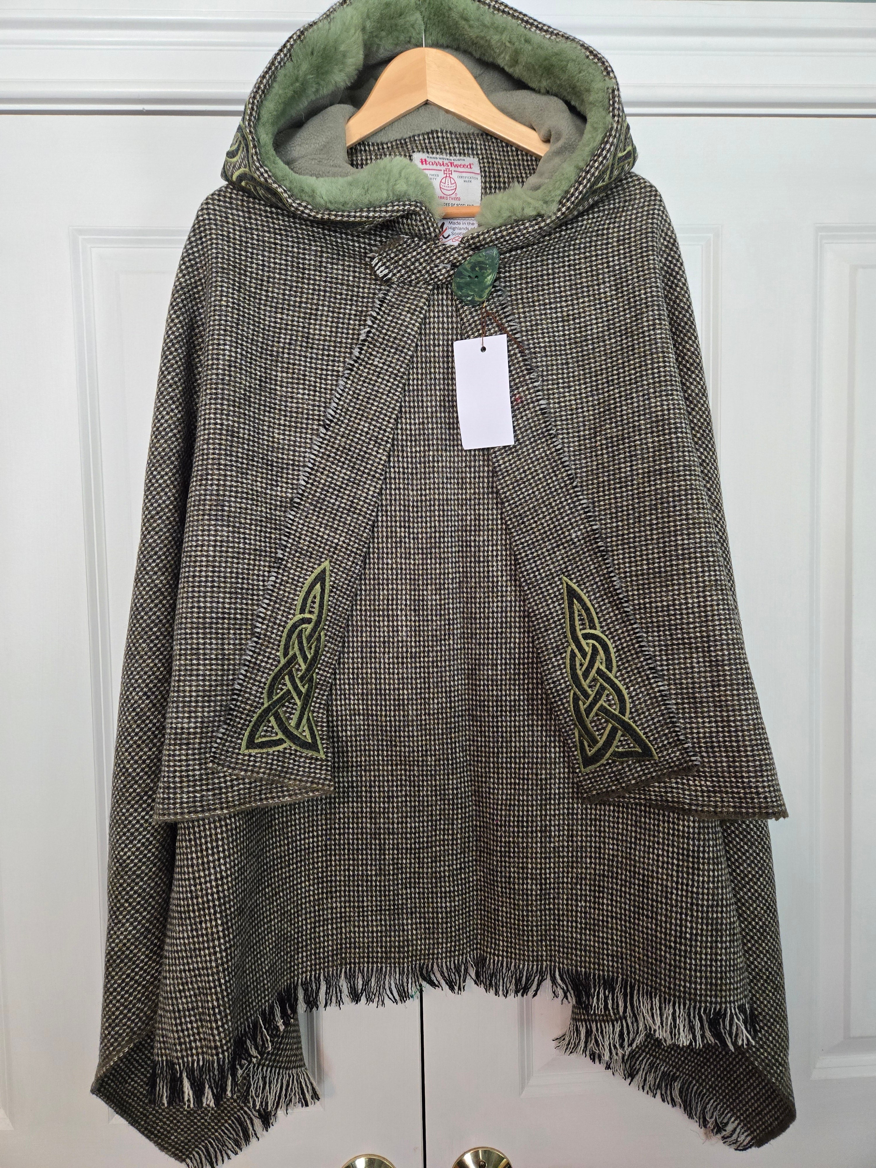 Harris Tweed Hebridean Hooded Cape