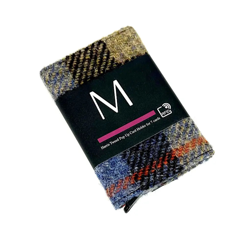 Harris Tweed Pop-up Card Holder | Scottish Creations