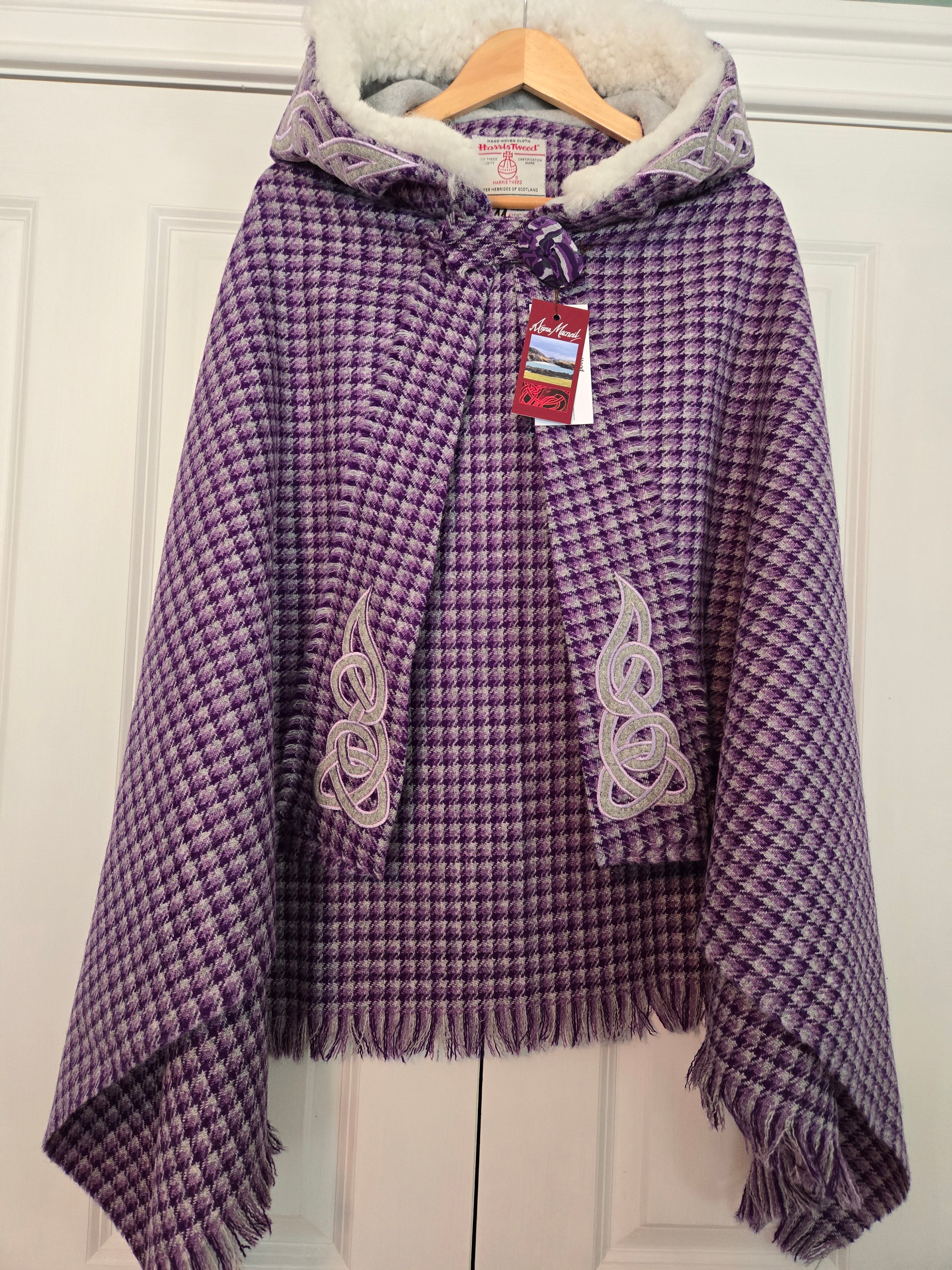 Harris Tweed Hebridean Hooded Cape