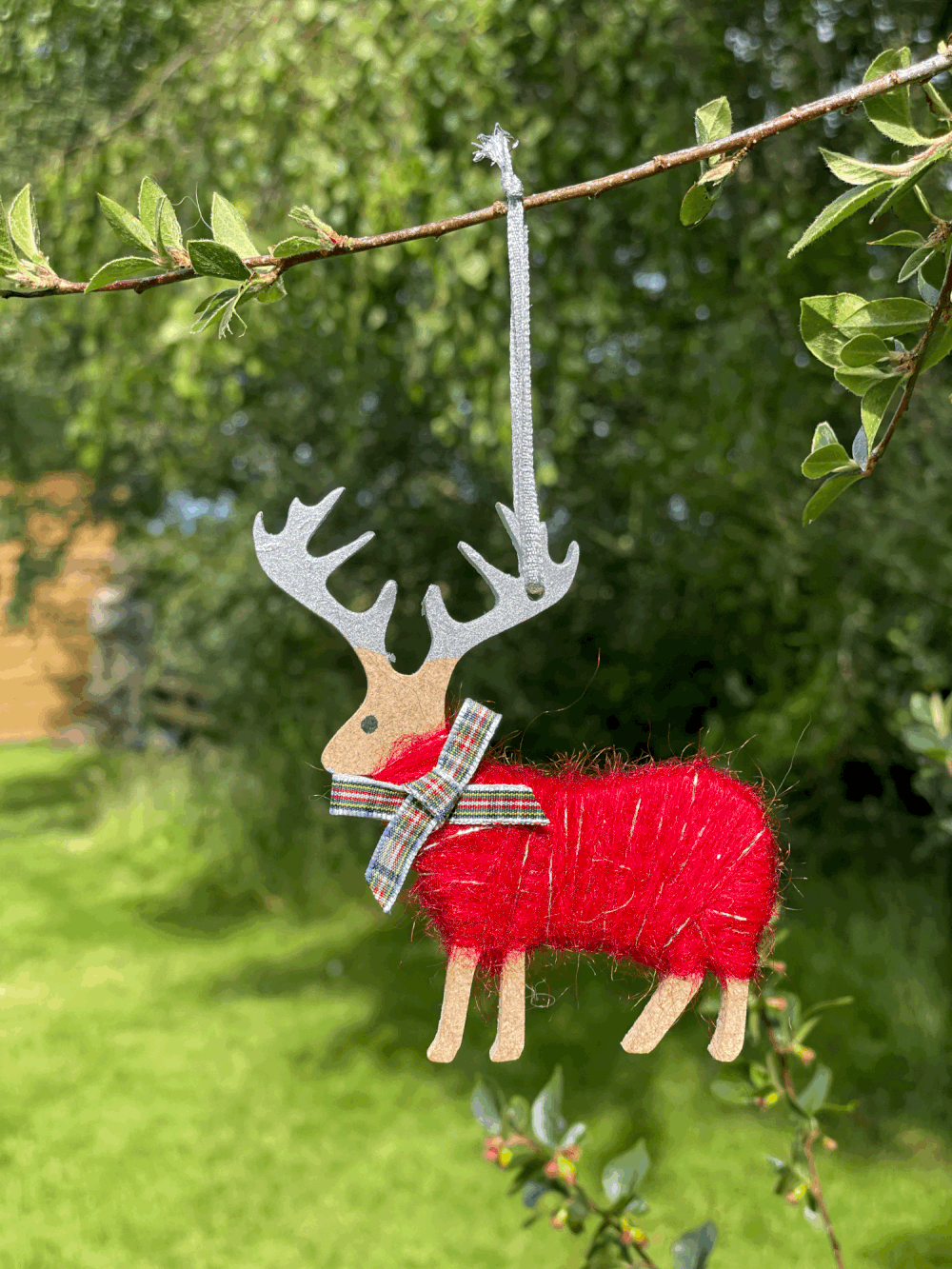 Christmas Hairy Coo Hanging Ornaments