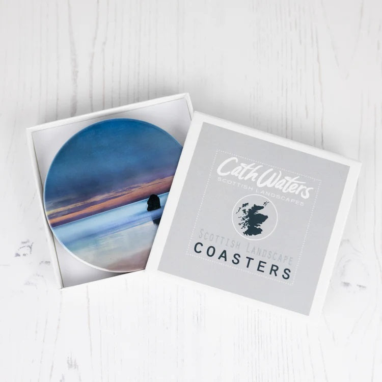 'Sango Bay, Durness' Ceramic Coaster | Scottish Creations