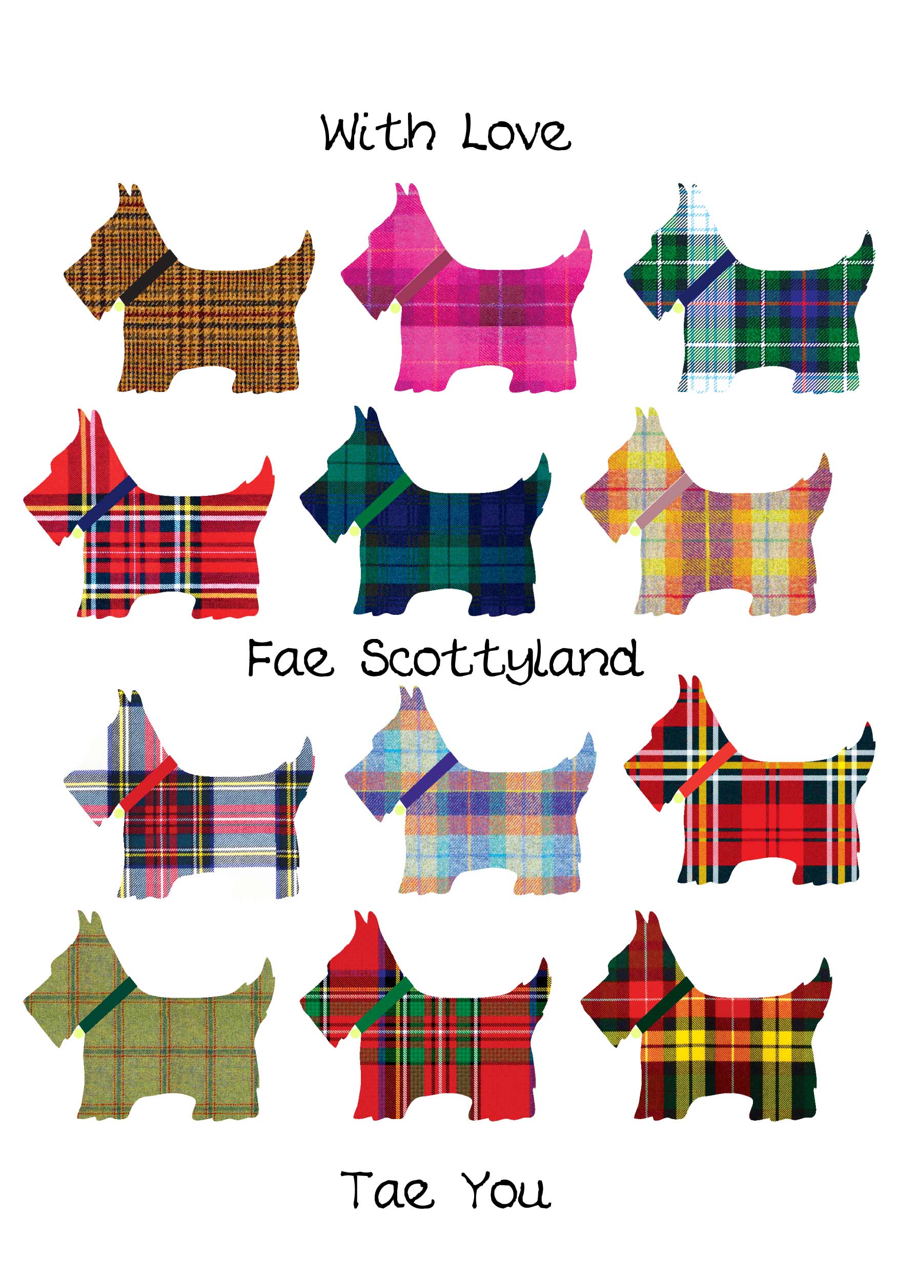 With Love From Scottyland Card | Scottish Creations