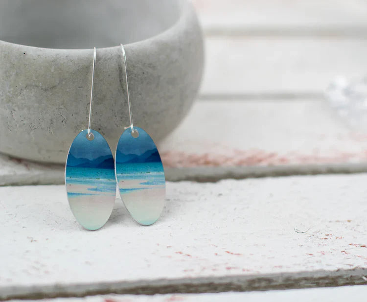 Skye and Raasay from Applecross Earrings | Scottish Creations