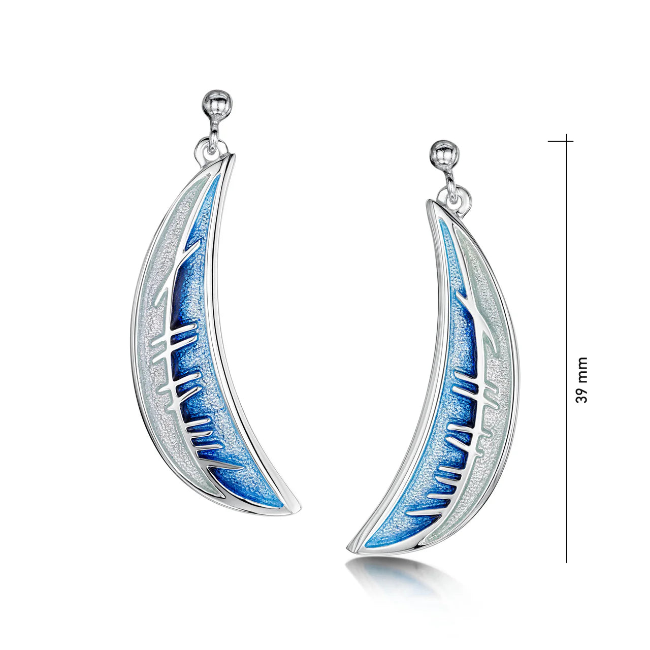 Skyran 'Moon' Drop Earrings