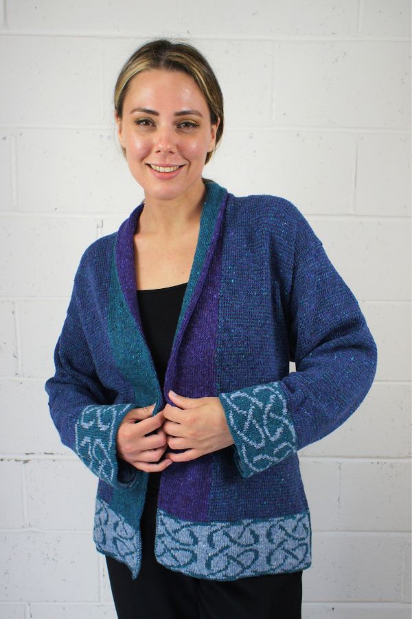 Skye Jacket in Thistle Merino Wool | Scottish Creations