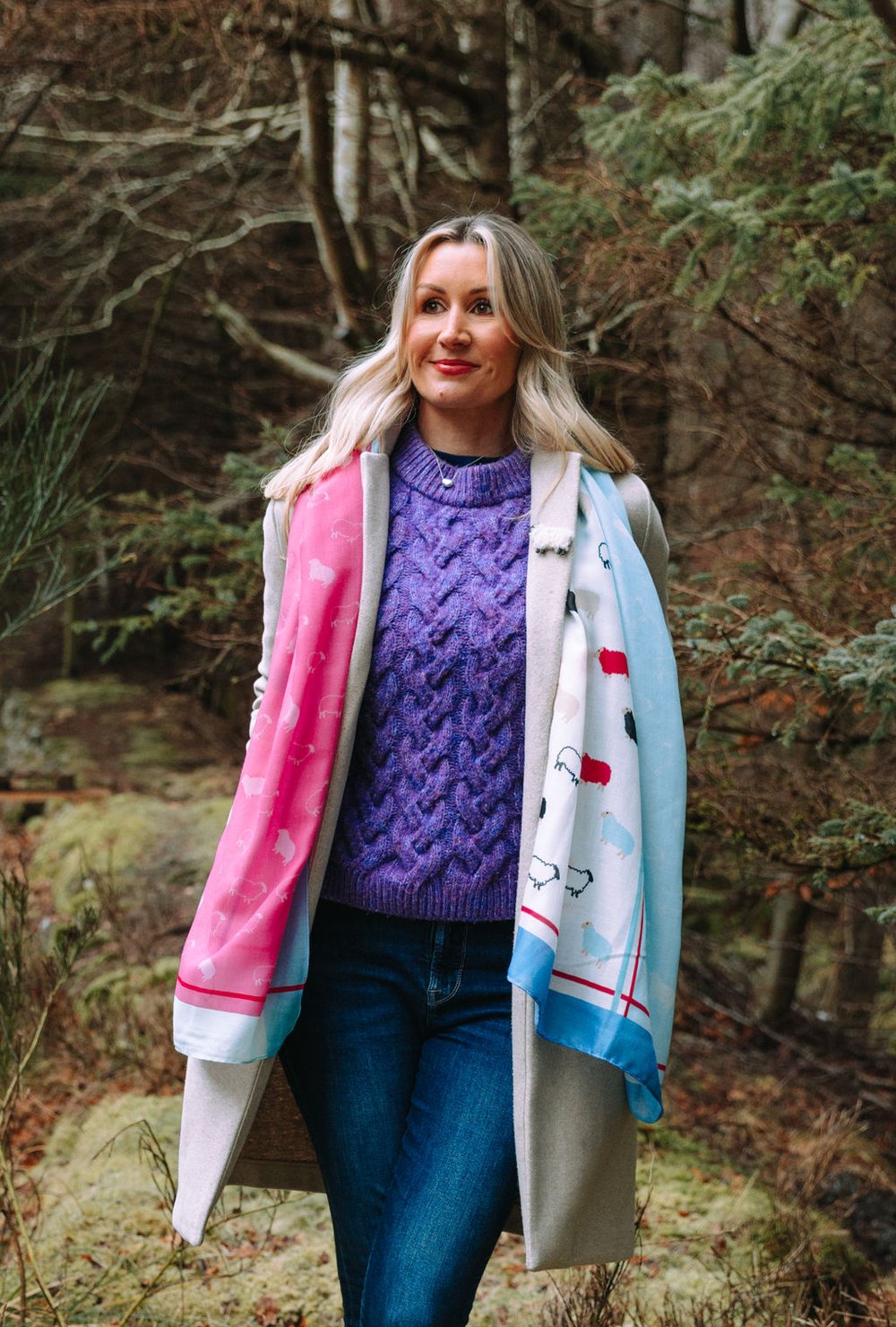 Woolly Ewe Scarf | Scottish Creations