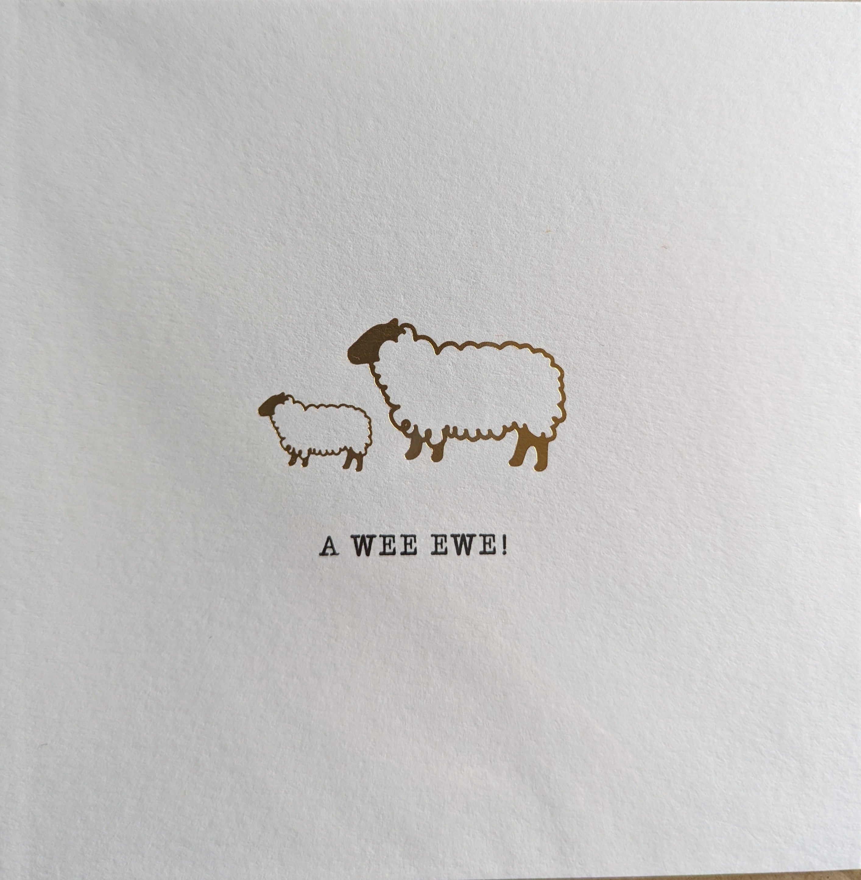 A Wee Ewe Card | Scottish Creations