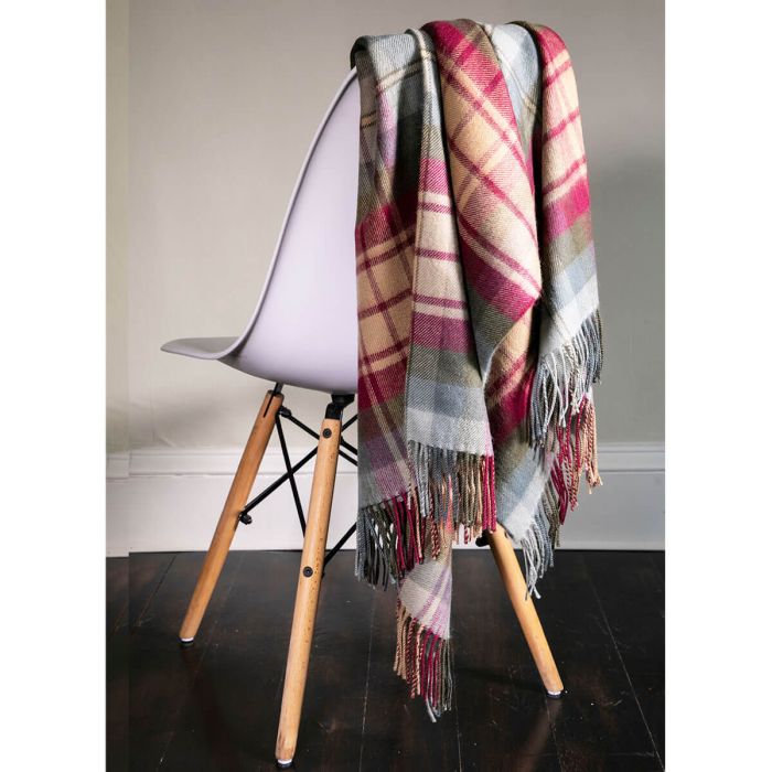 Auld Scotland Tartan Lambswool Blanket | Scottish Creations