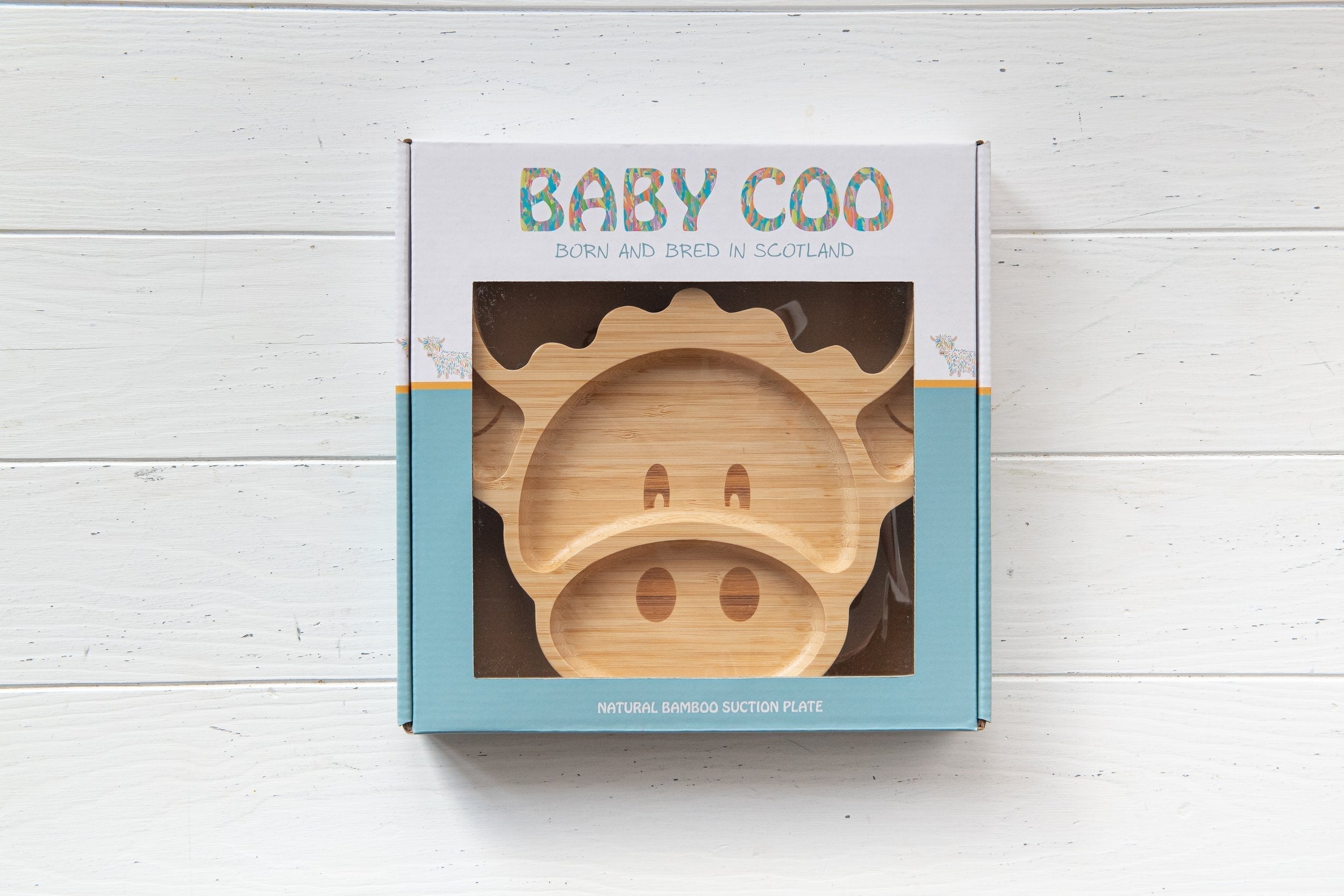 Baby Coo Bamboo Suction Plate | Scottish Creations