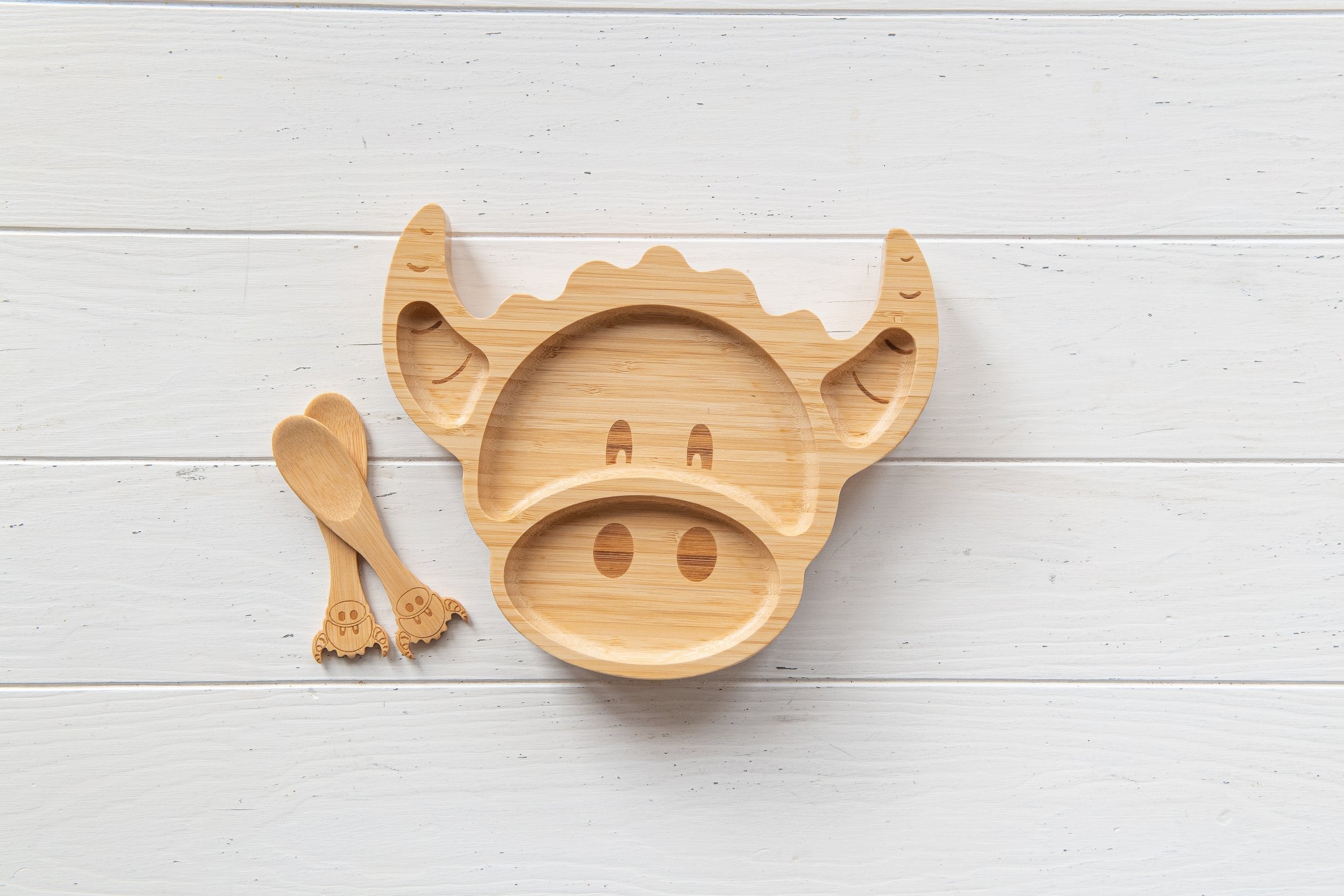 Baby Coo Bamboo Suction Plate | Scottish Creations