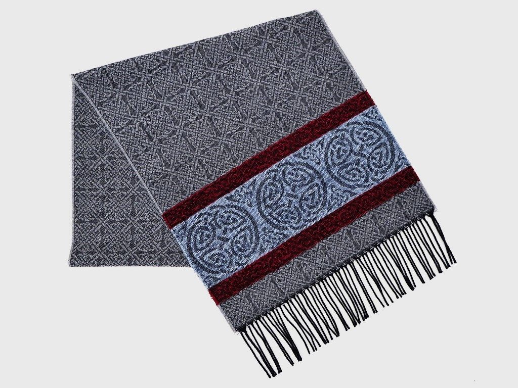 Celtic Grey Scarf | Scottish Creations