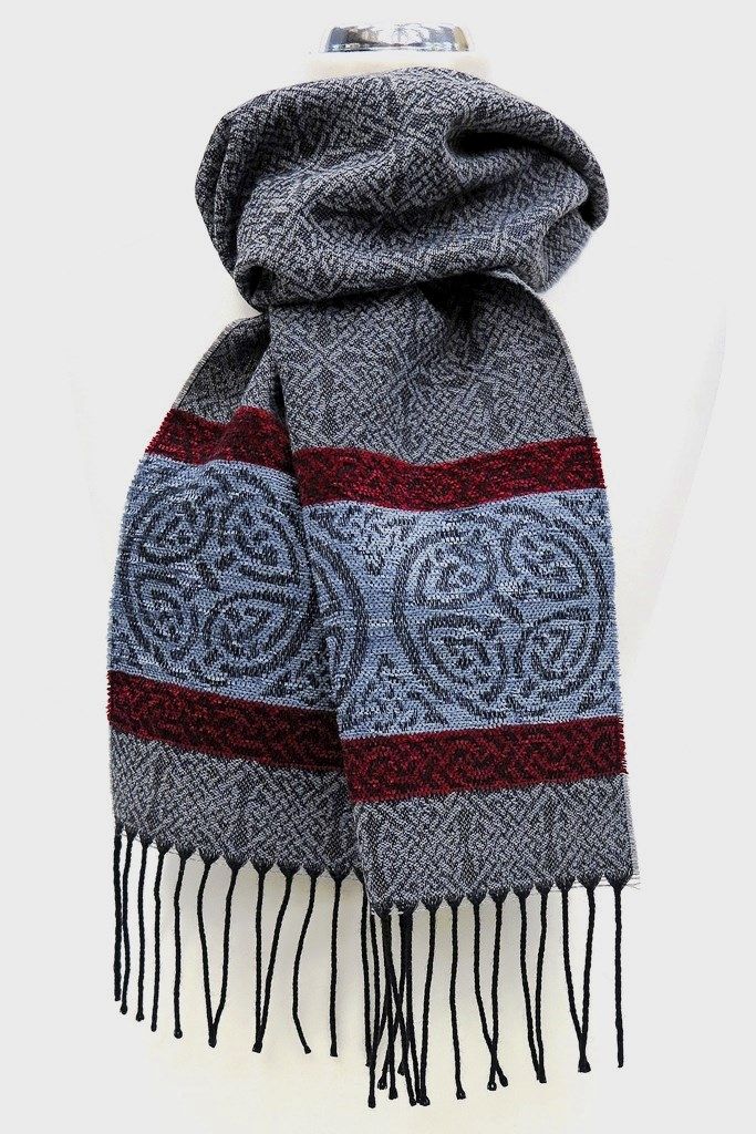 Celtic Grey Scarf | Scottish Creations