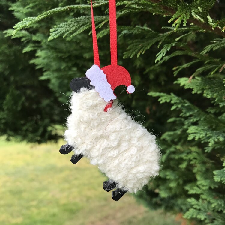 Christmas Hairy Coo Hanging Ornaments | Scottish Creations