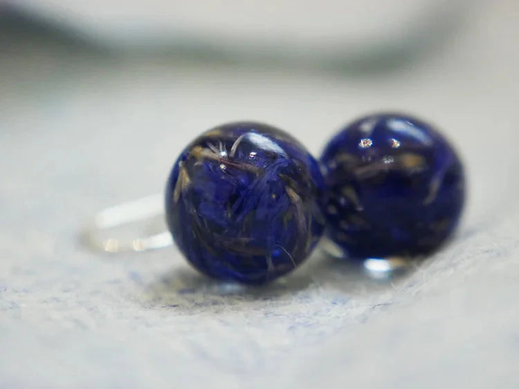 Cornflower Drop Earrings | Scottish Creations