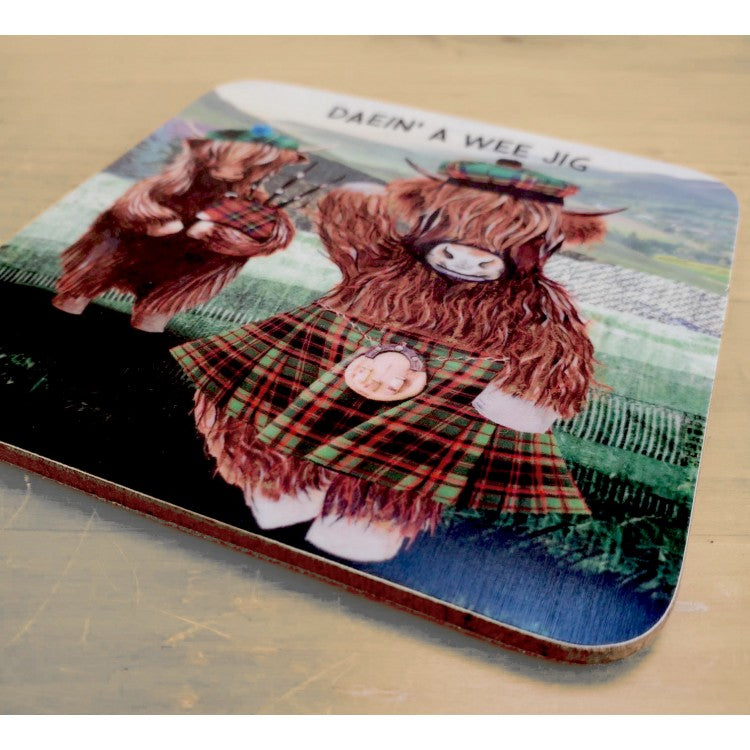 Daein A Wee Jig Coaster | Scottish Creations