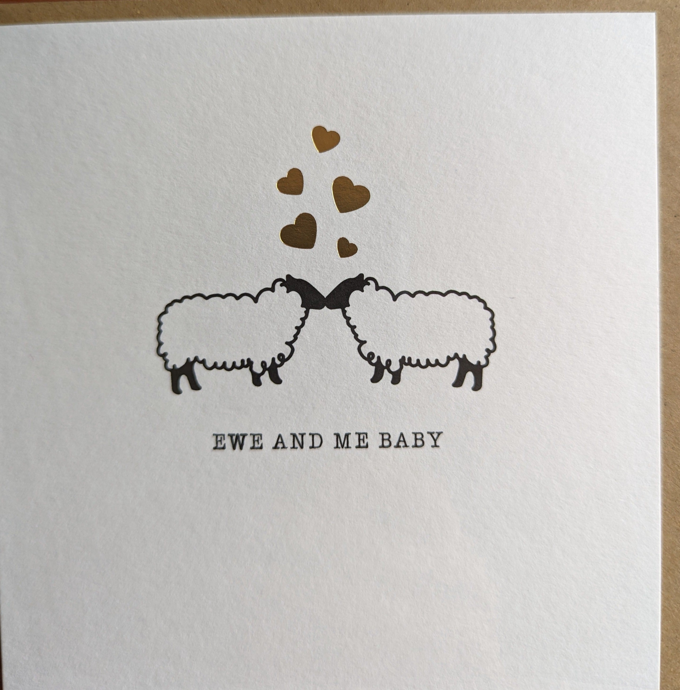 Ewe and Me Baby Card | Scottish Creations