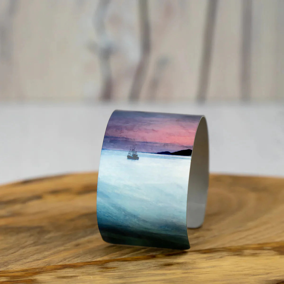 Fishing The Little Minch Cuff Bangle | Scottish Creations