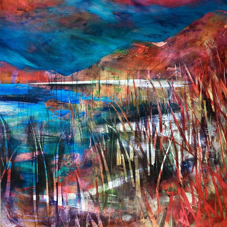 Flaming Reeds Giclee Print | Scottish Creations