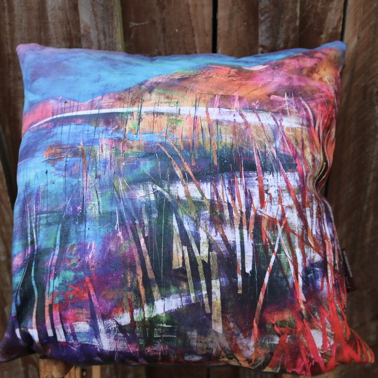 Flaming Reeds Isle of Harris Pillow | Scottish Creations