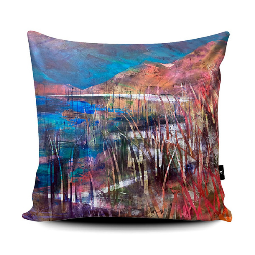 Flaming Reeds Isle of Harris Pillow | Scottish Creations