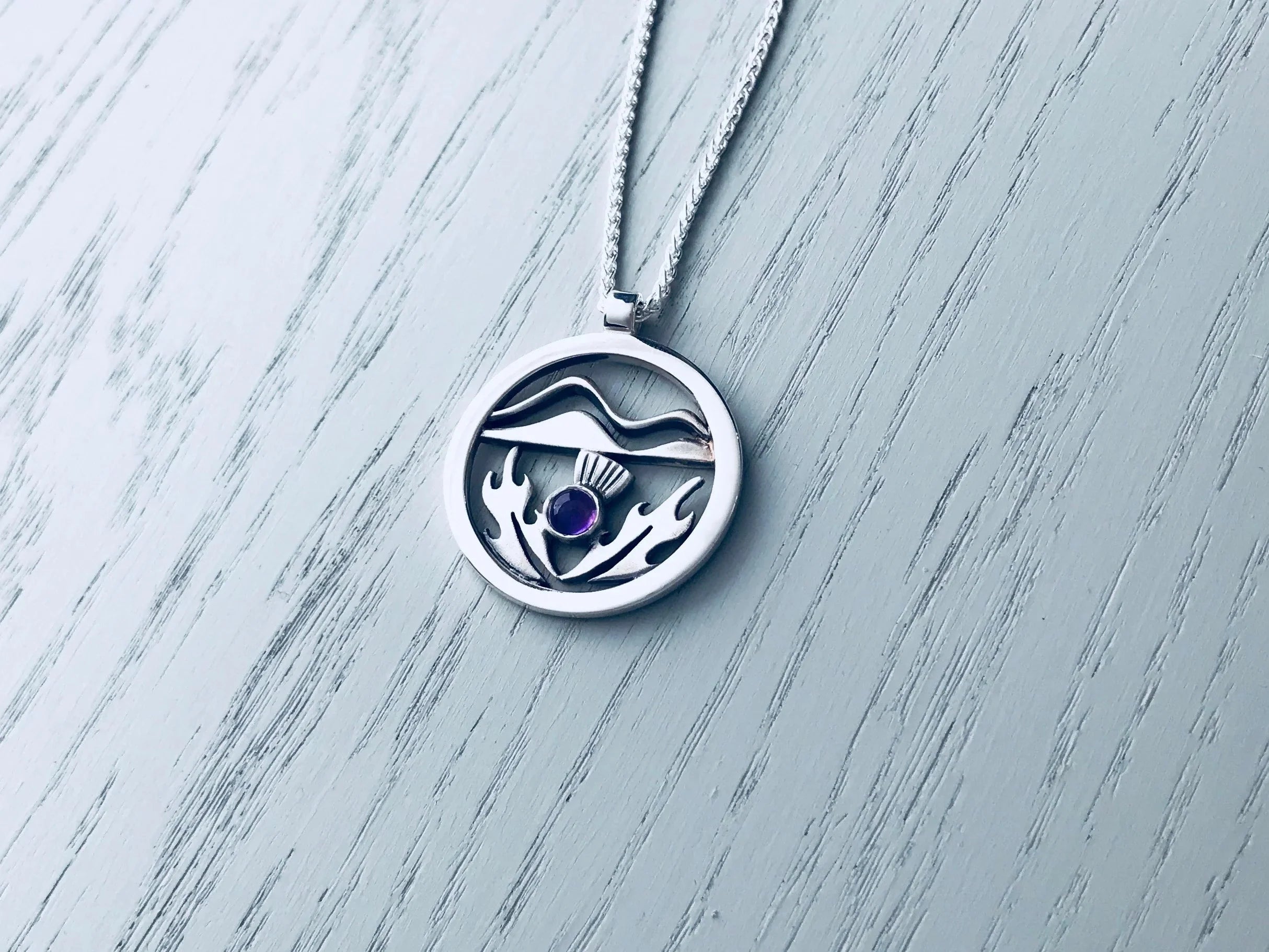 Flower of Scotland Dress Pendant | Scottish Creations