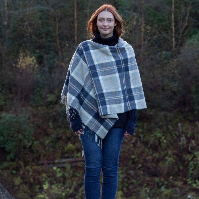 Georgia Bannochbane Tartan Poncho | Scottish Creations