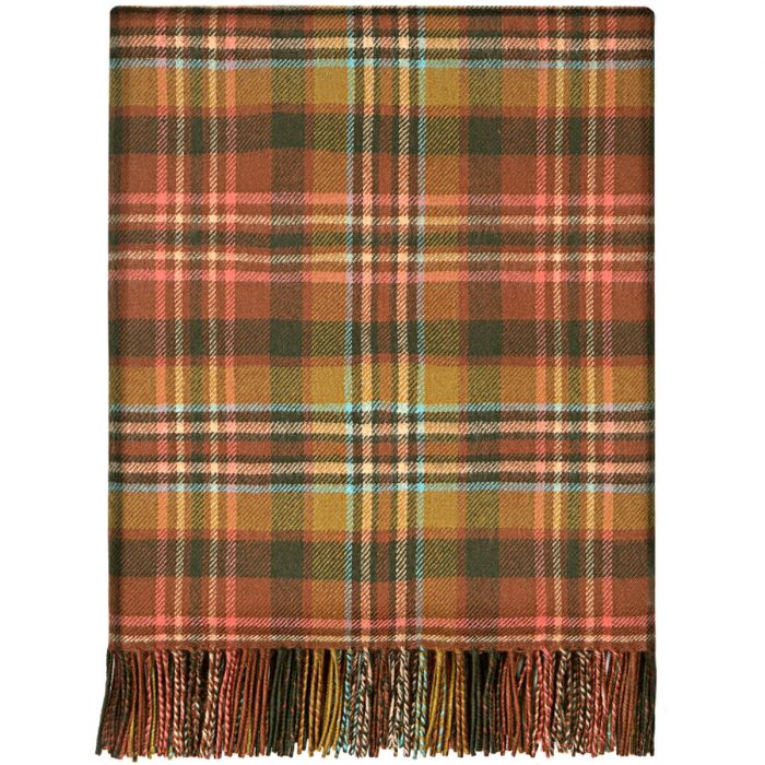 Georgia Poncho in Green Antique Tartan Poncho | Scottish Creations