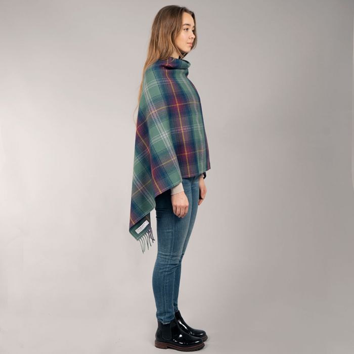 Georgia Poncho in Hame Tartan | Scottish Creations