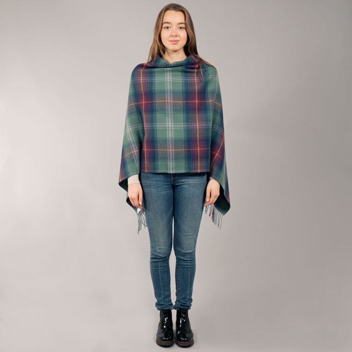 Georgia Poncho in Hame Tartan | Scottish Creations