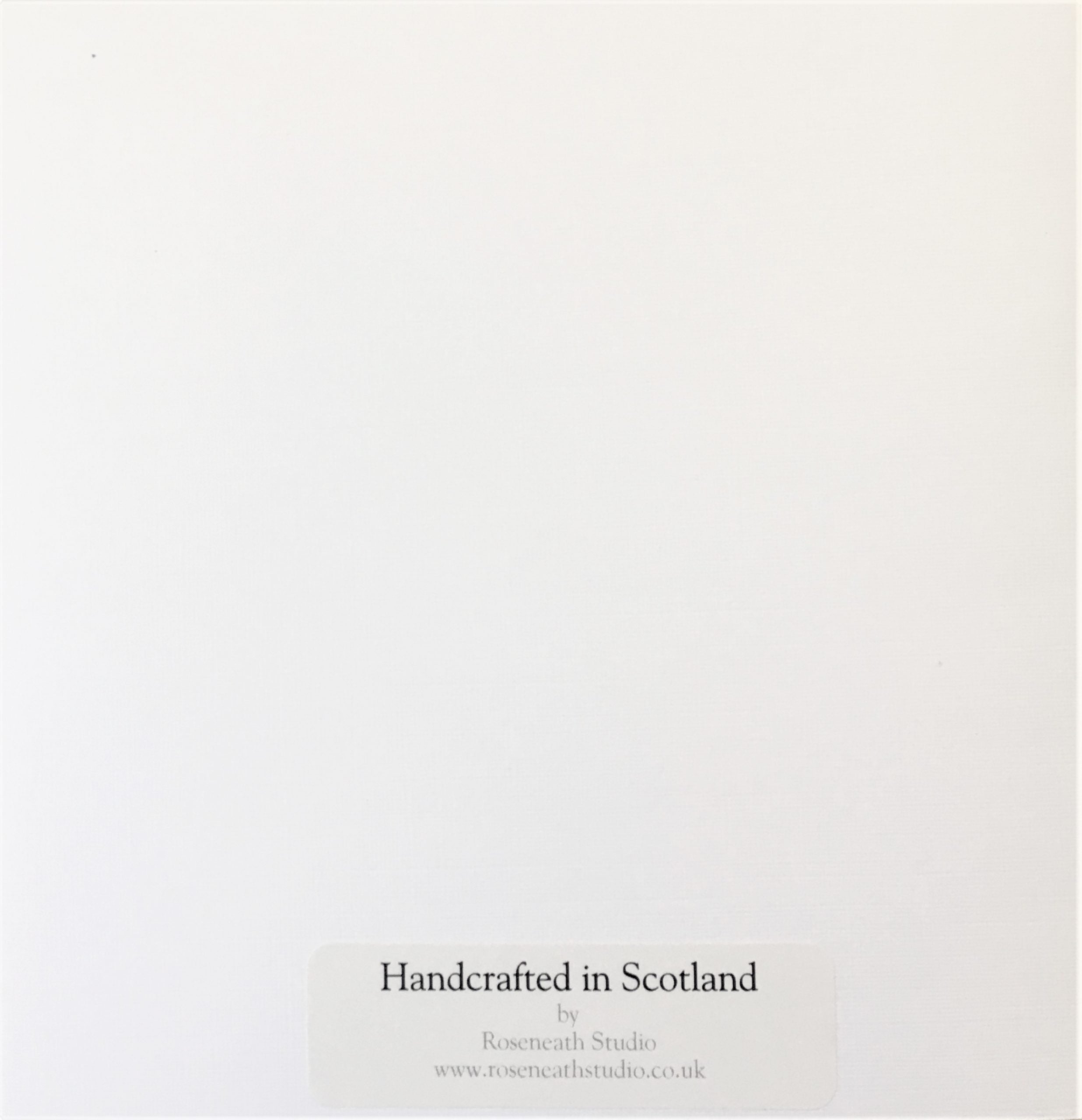 Gray Tartan Scottie Dog Card | Roseneath Studios | Scottish Creations