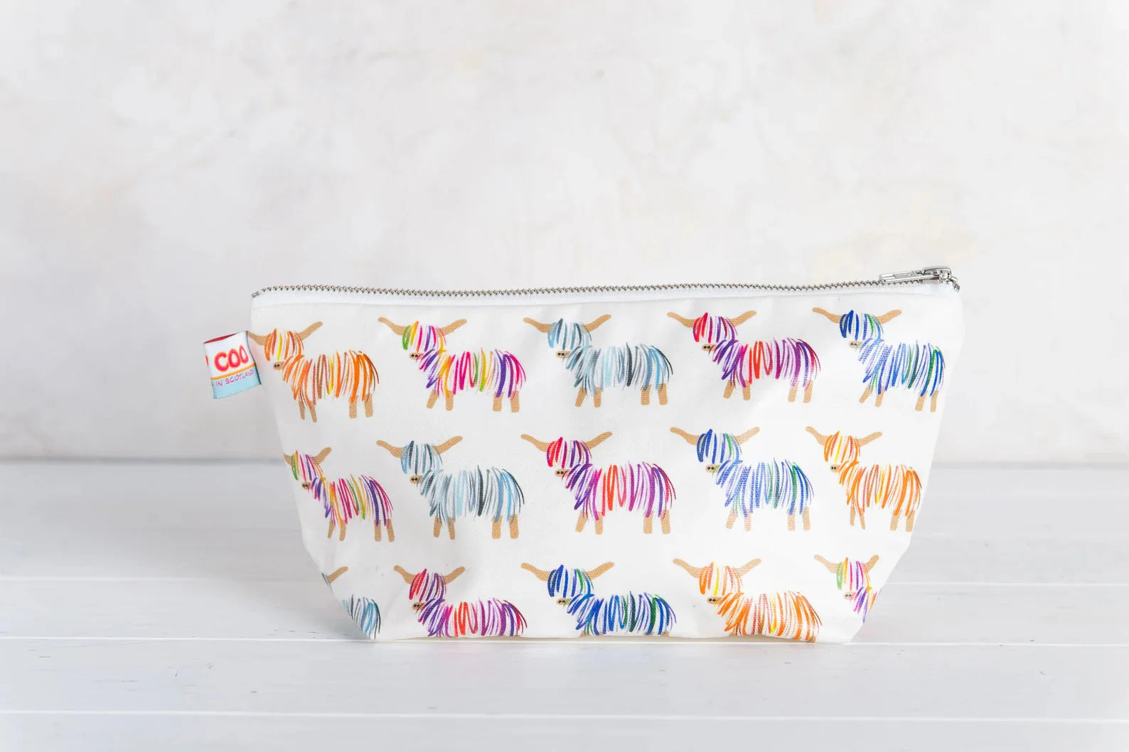 Hairy Coo Wash Bag | Scottish Creations