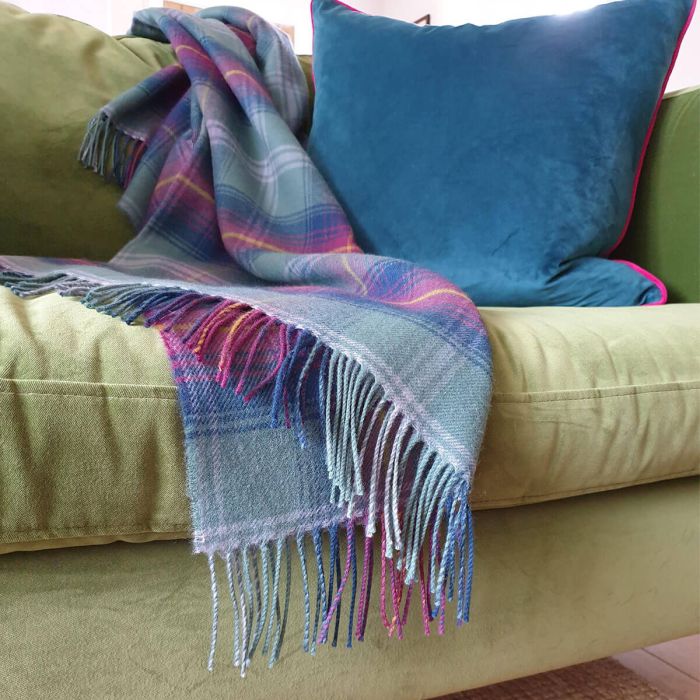 Hame Tartan Lambswool Blanket | Scottish Creations