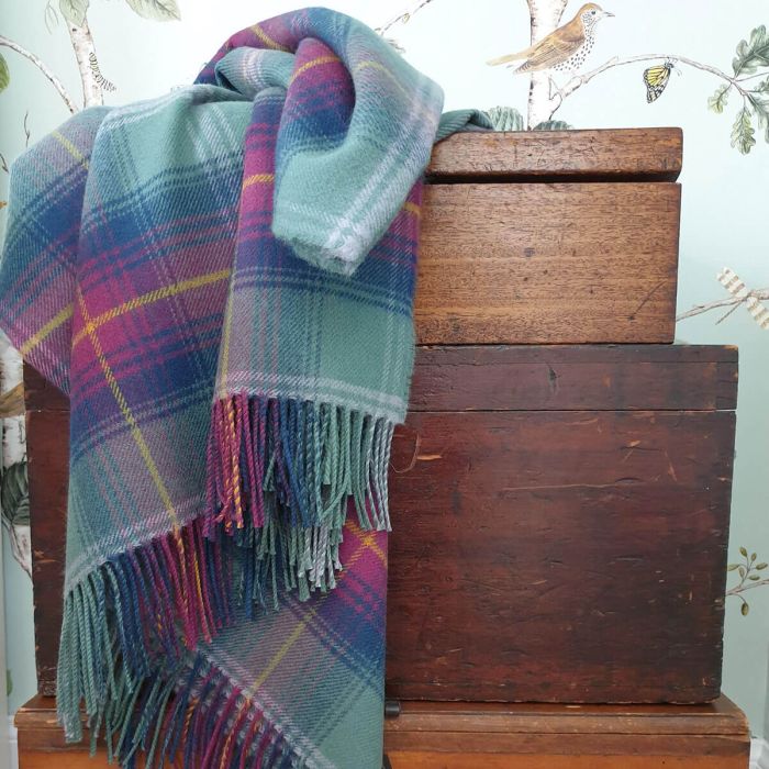 Hame Tartan Lambswool Blanket | Scottish Creations