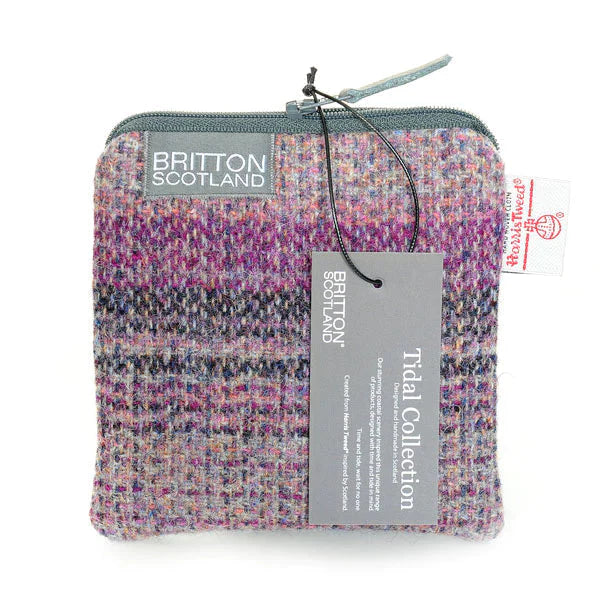 Harris Tweed Large Square Purse | Scottish Creations