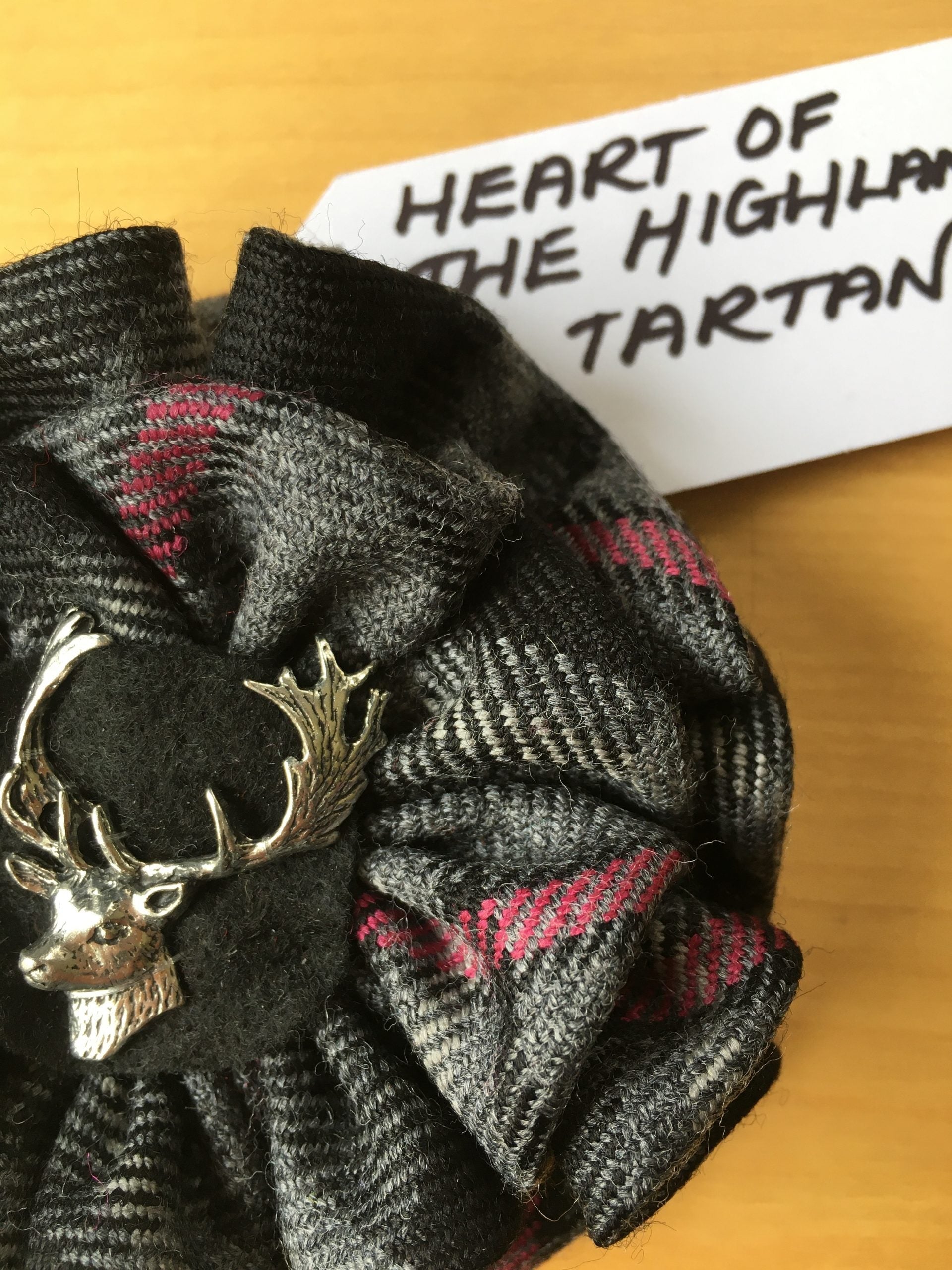 Heart Of The Highlands Tartan Rosette | Tartan Creations | Scottish Creations